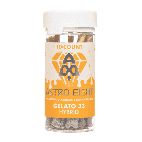 Astro Eight THC-A Liquid Diamond Pre-Rolls - 2g (10ct)