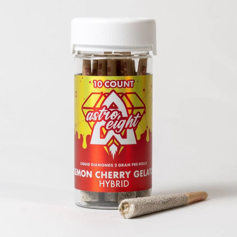 Astro Eight THC-A Liquid Diamond Pre-Rolls - 2g (10ct)
